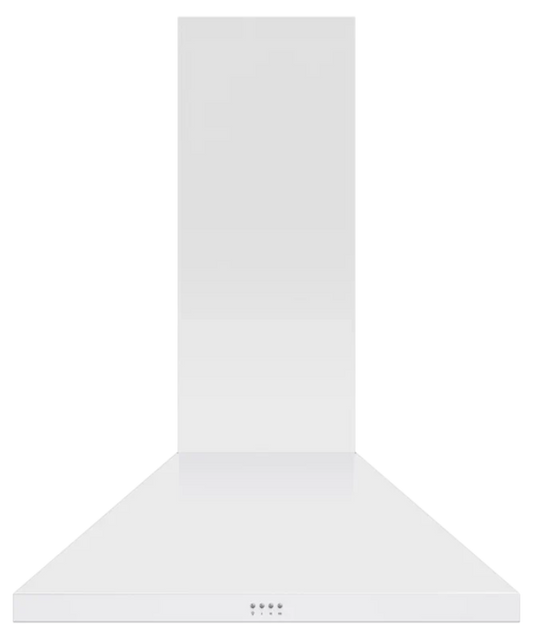 Fisher Paykel 36" Series 7 Pyramid Chimney Wall Range Hood White - HC36PCW1