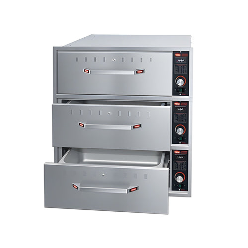 Hatco HDW-3 30" Freestanding 3 Drawer Warmer - 120V, 1 Phase - HDW-3