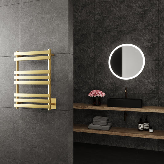 Paris MirrorHemera Wall Mounted Electric Towel Warmer in Gold - HEMGLD08