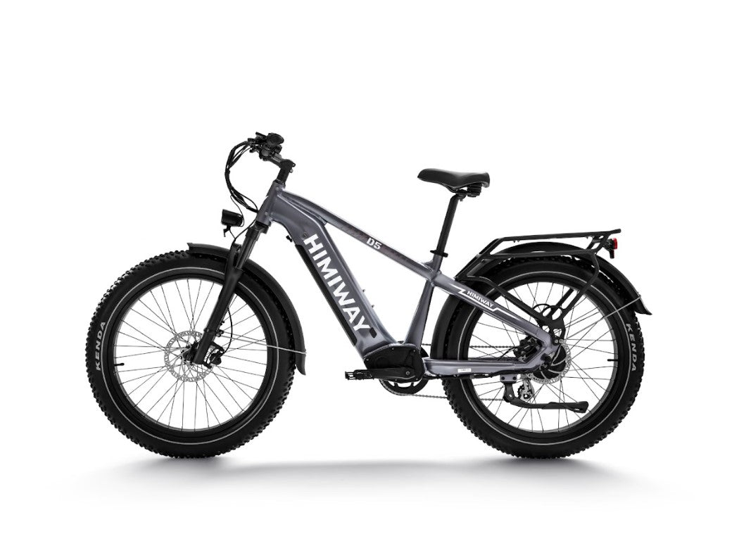 Samson Himiway Zebra D5 Electric Bicycle 48V 750W 20 MPH Torque Sensor 26" Fat Tire New - HMW-D5-GY-SO-US