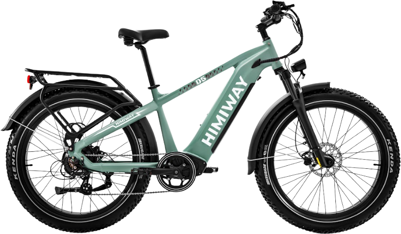Samson Himiway Zebra D5 Electric Bicycle 48V 750W 20 MPH Torque Sensor 26" Fat Tire New - HMW-D5-GY-SO-US