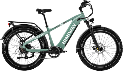 Samson Himiway Zebra D5 Electric Bicycle 48V 750W 20 MPH Torque Sensor 26" Fat Tire New - HMW-D5-GY-SO-US