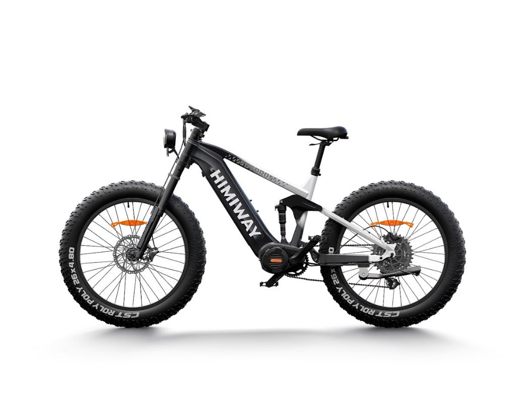 Samson Himiway Cobra D7 Pro Electric Bicycle 48V 1000W 20 MPH Full Suspension 26" Super Fat Tire New - HMW-D7PRO-BK-US