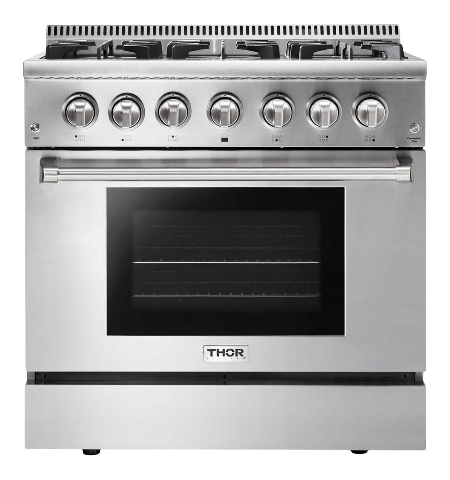 THOR Kitchen 36-Inch Dual Fuel Range - Professional - HRD3606U