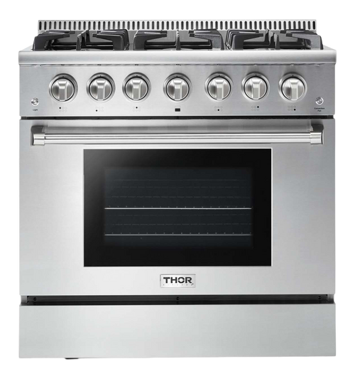 THOR Kitchen 36-Inch Professional Gas Range - HRG3618U