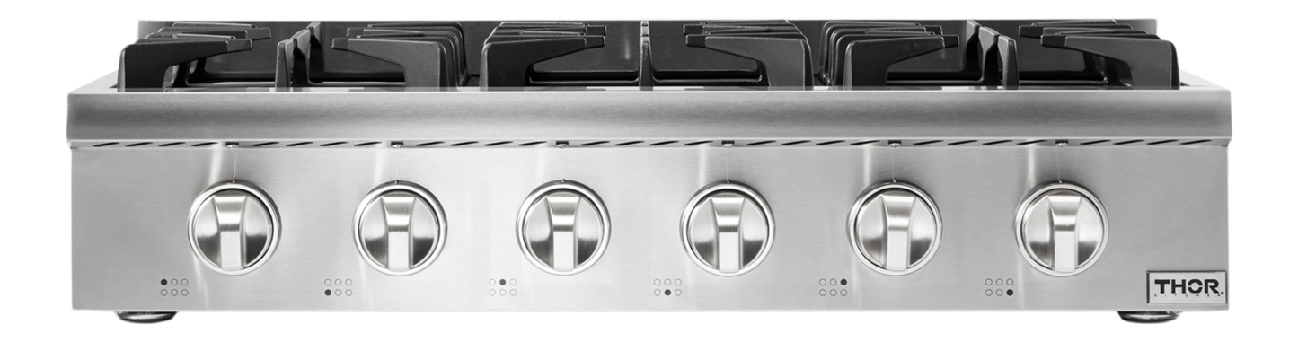 Thor Kitchen 36-Inch Professional Gas Rangetop - Model HRT3618U