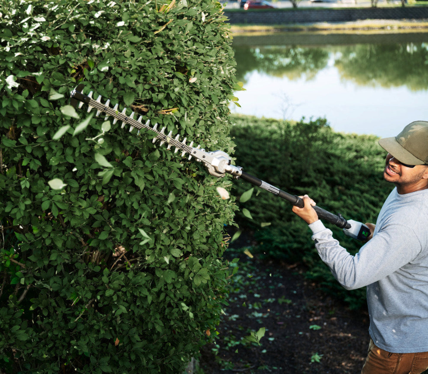 EGO Power+  Commercial 21” Extended Pole Hedge Trimmer Tool Only - HTX5310-P