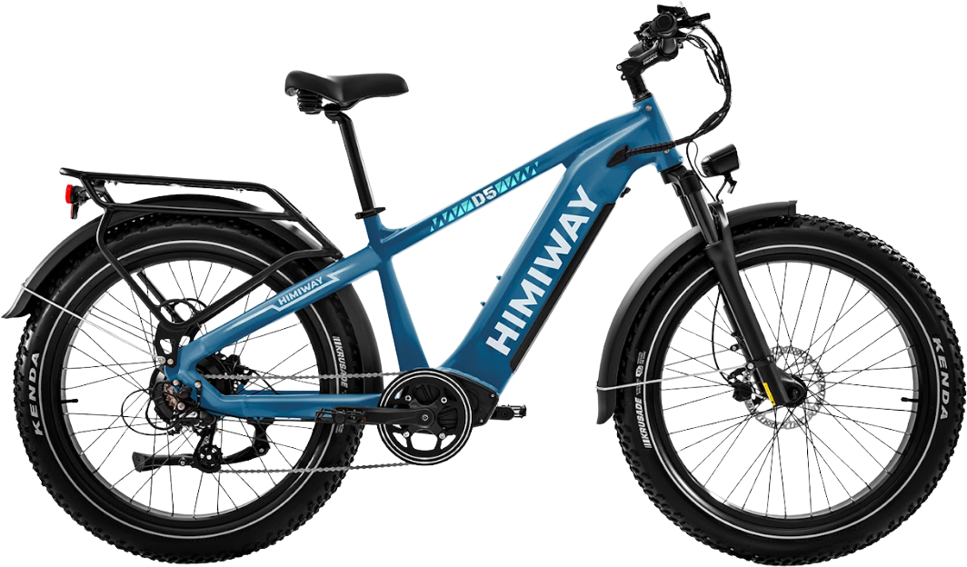 Samson Himiway Zebra D5 Electric Bicycle 48V 750W 20 MPH Torque Sensor 26" Fat Tire New - HMW-D5-GY-SO-US