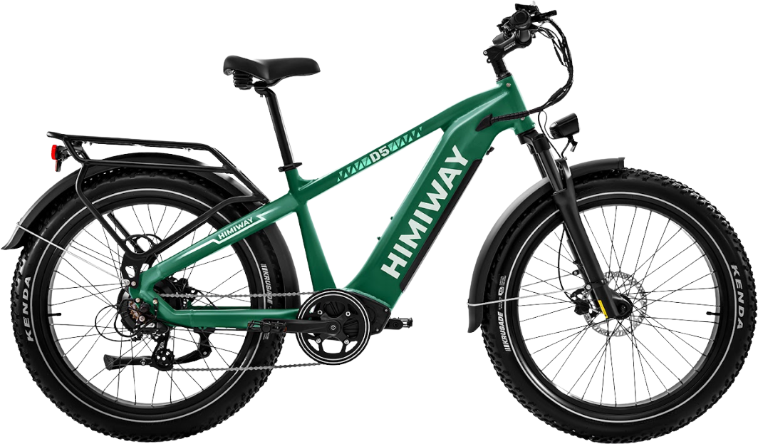 Samson Himiway Zebra D5 Electric Bicycle 48V 750W 20 MPH Torque Sensor 26" Fat Tire New - HMW-D5-GY-SO-US