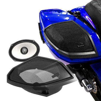 Diamond Audio 2024+ Harley Davidson Cut-In Lid Kit with HXM69F4 Speakers - MSHXM694LK24