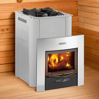 Harvia 36 Duo Wood Burning Stove - WKPR36DUOS