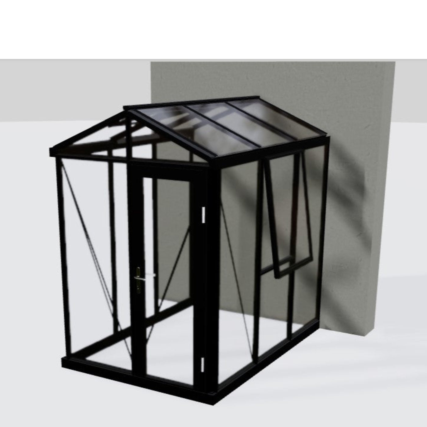 Janssens Helios Urban Glass Greenhouse/Portico Kit With 4mm Tempered Glass Glazing -CUSTOM-HELIOS-LBV694