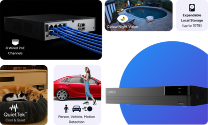 Lorex Connect UA 4K 8-Channel PoE Network Video Recorder - 2TB - 1779705498383_866