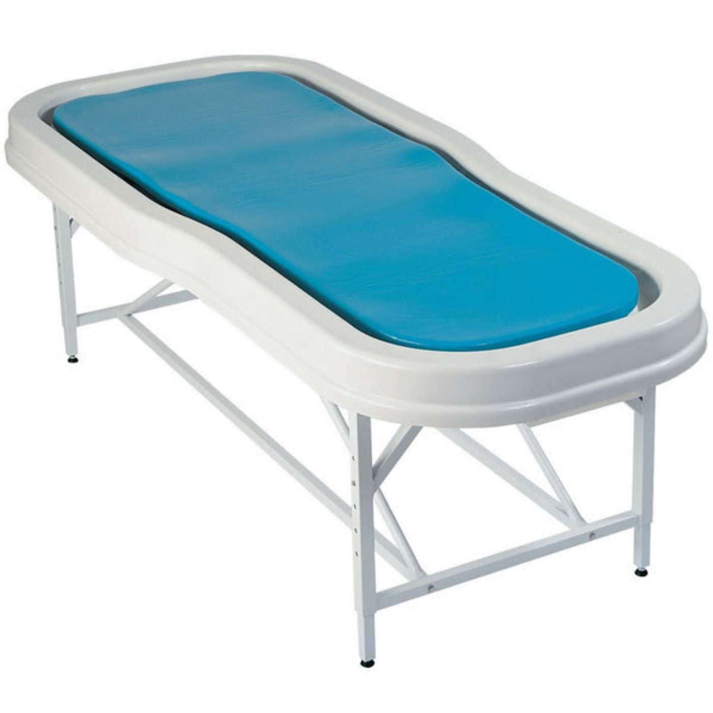 Touch America Stationary Neptune Wet Table and 8-Head Vichy Shower Deluxe Package(82030) - 82030+22003-0100