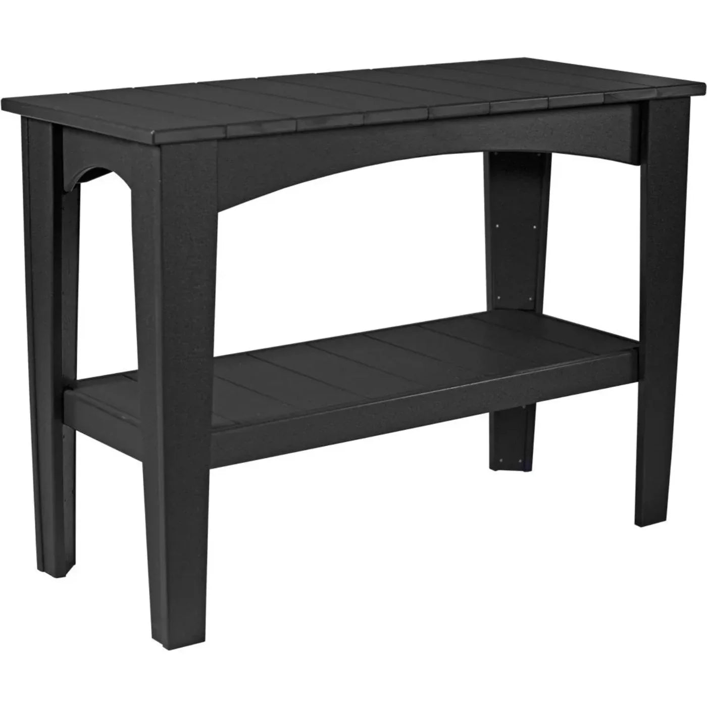 LuxCraft Outdoor Poly Island Buffet Table - IBTBK