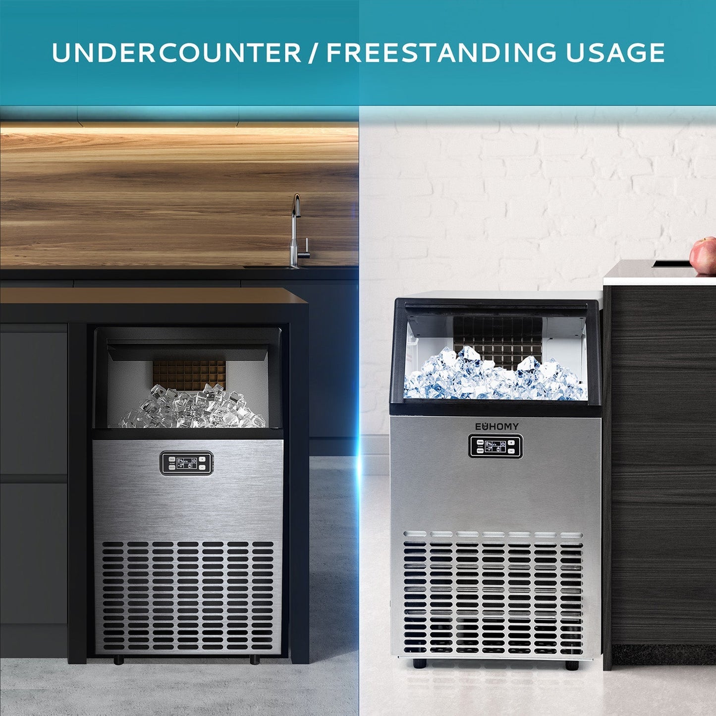 Euhomy Lucid M1 Cube Commercial Ice Maker