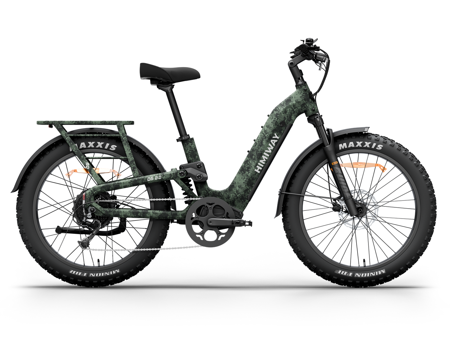 Himiway D5<sup> 2.0</sup> Camo Full Suspension eBike - HMW-D5-ST-CF-US-2.0-BETA