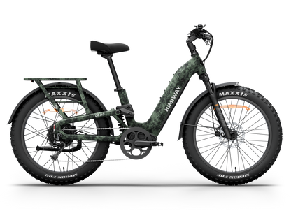 Himiway D5<sup> 2.0</sup> Camo Full Suspension eBike - HMW-D5-ST-CF-US-2.0-BETA