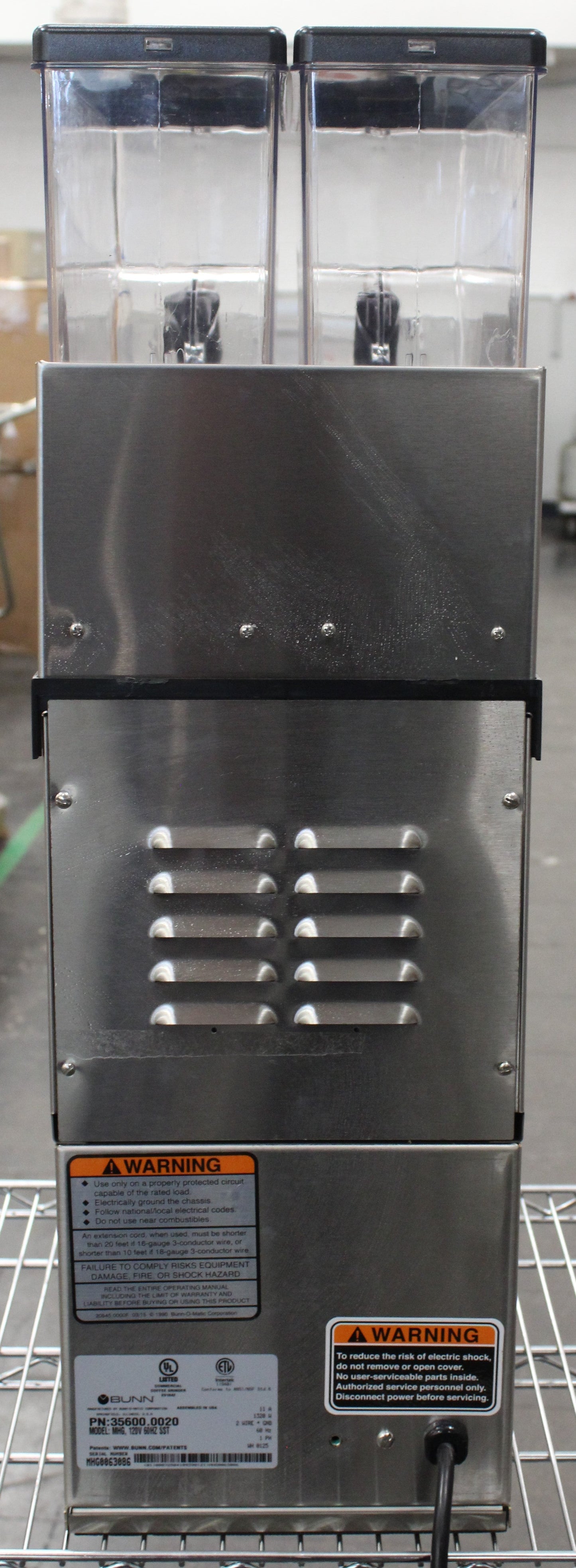 Bunn 35600.0020 *Open Box* Multi-Hopper Grinder & Storage System (#3129)
