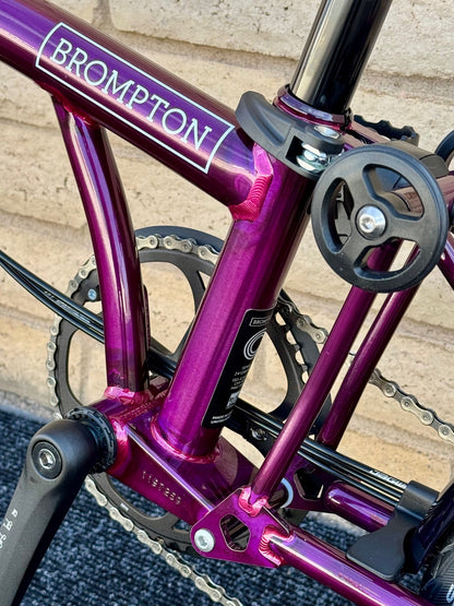 Brompton C Line 12-Speed Mid-HB Amethyst Lacquer