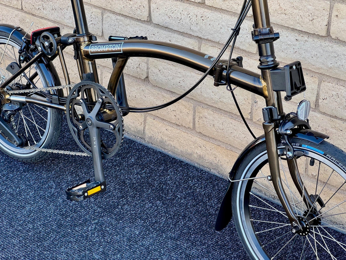 Brompton C Line 12-Speed High-HB Black Lacquer