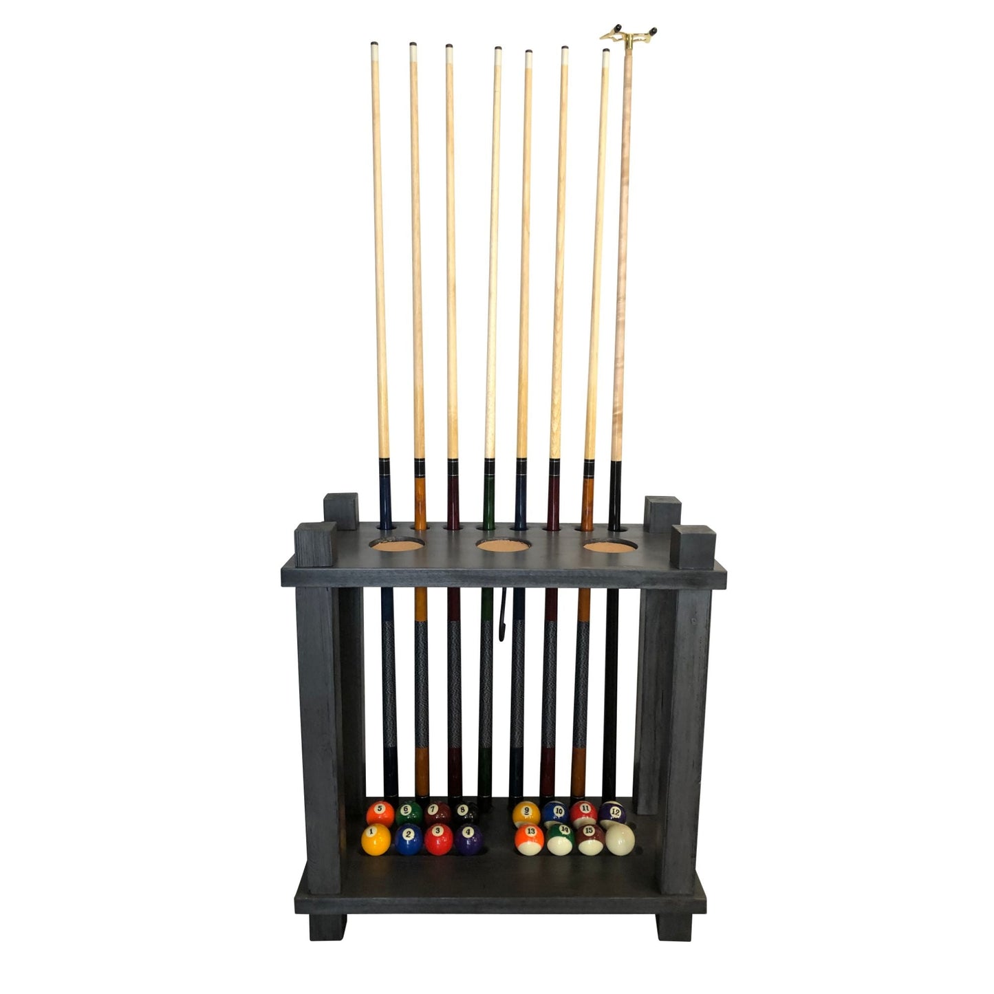 Playcraft Premium Hardwood Billiard Floor Rack - ACFR8BLEA