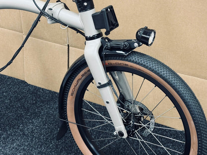 Brompton Venture G Line Alfine 11-Speed Trail Dust White Medium or Large