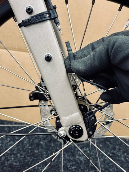 Brompton Venture G Line Alfine 11-Speed Trail Dust White Medium or Large