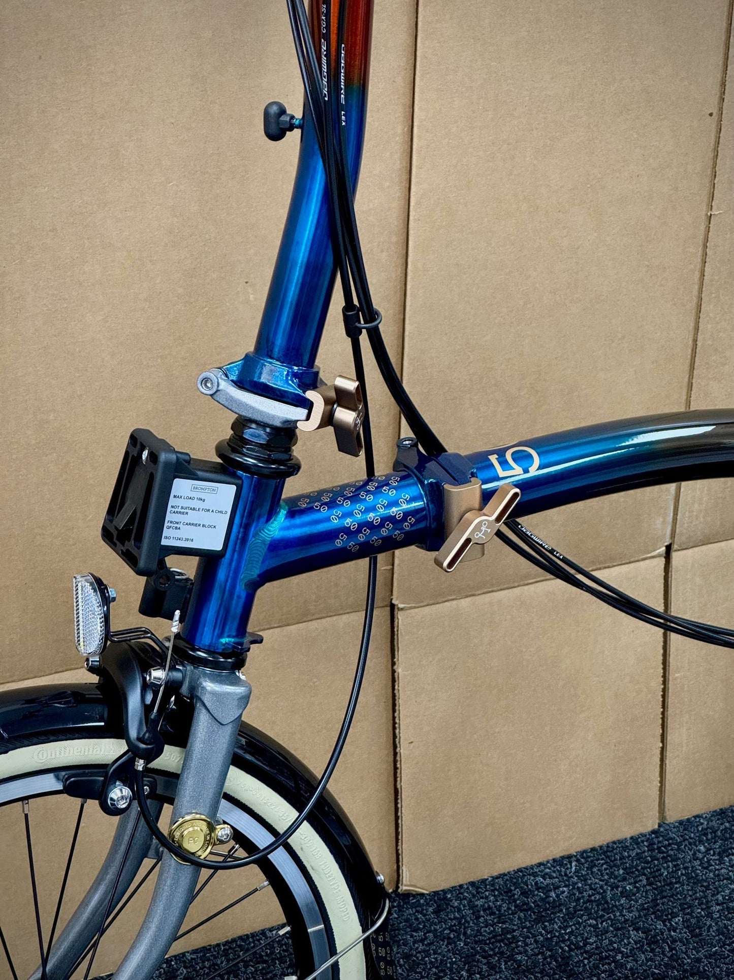 Brompton 1975 Anniversary Edition C Line 12-Speed Mid-HB WITH BAGS!