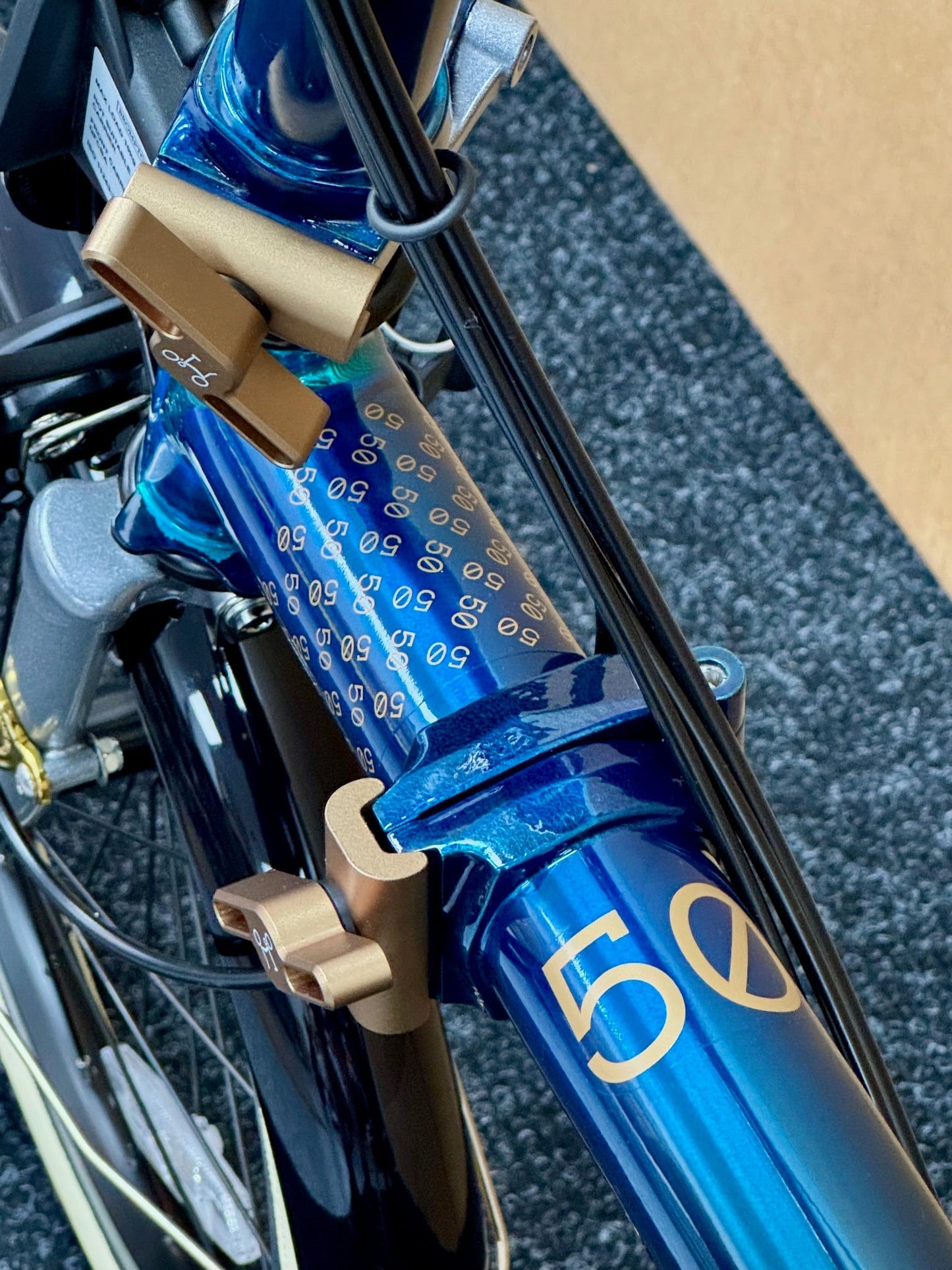 Brompton 1975 Anniversary Edition C Line 12-Speed Mid-HB WITH BAGS!