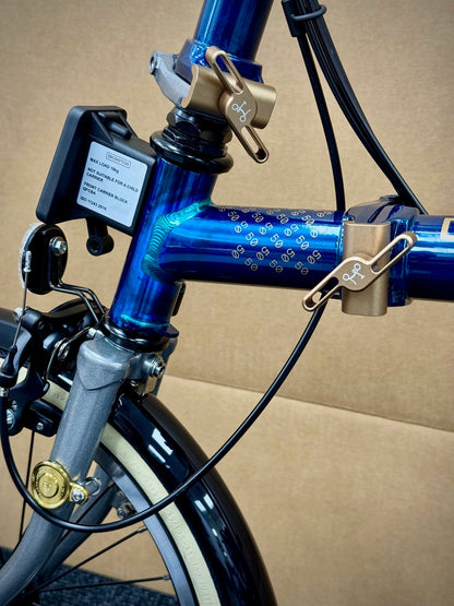 Brompton 1975 Anniversary Edition C Line 12-Speed Mid-HB WITH BAGS!