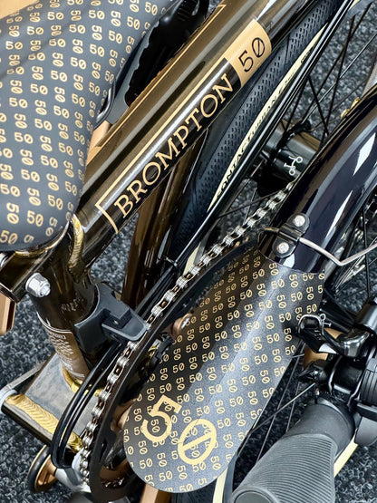 Brompton 1975 Anniversary Edition C Line 12-Speed Mid-HB WITH BAGS!