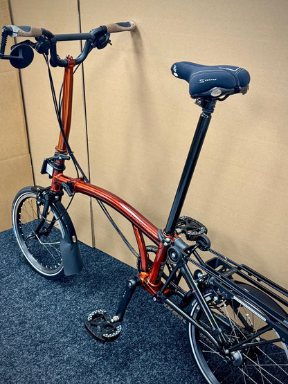 Brompton Pre-Owned Superlight High-HB 6-Speed Flame Lacquer