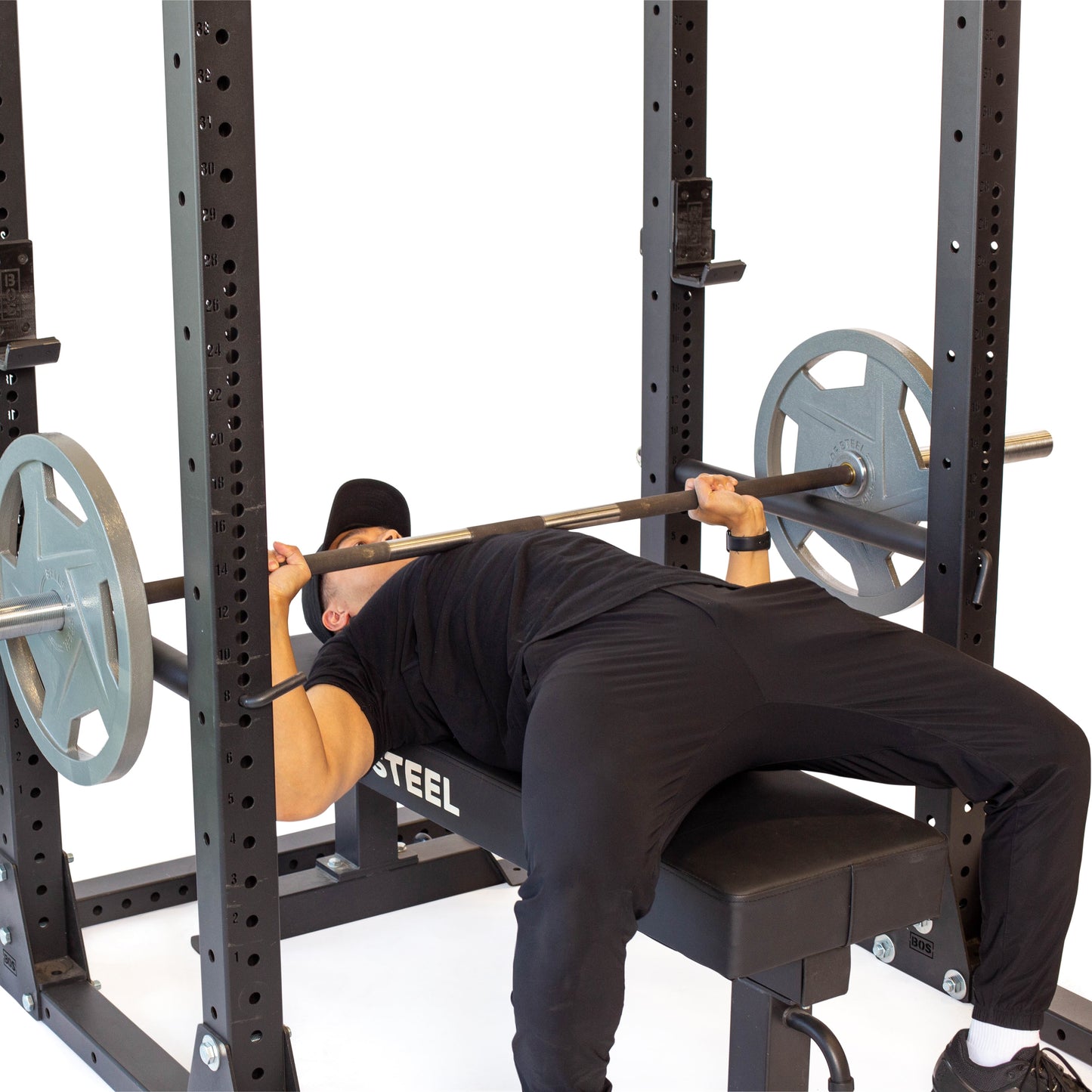 Bells Of Steel Hydra Flat Foot Power Rack - Prebuilt (3" x 3", ⅝" Holes) - FLT-HDR-PREBLT