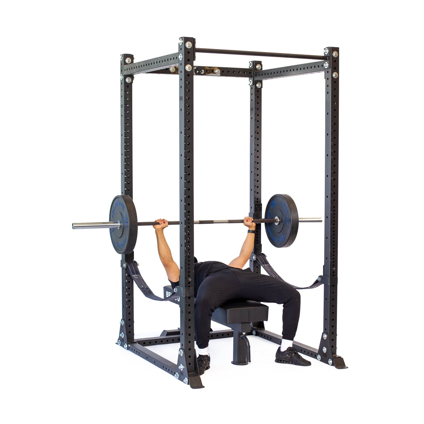 Bells Of Steel Hydra Flat Foot Power Rack - Prebuilt (3" x 3", ⅝" Holes) - FLT-HDR-PREBLT