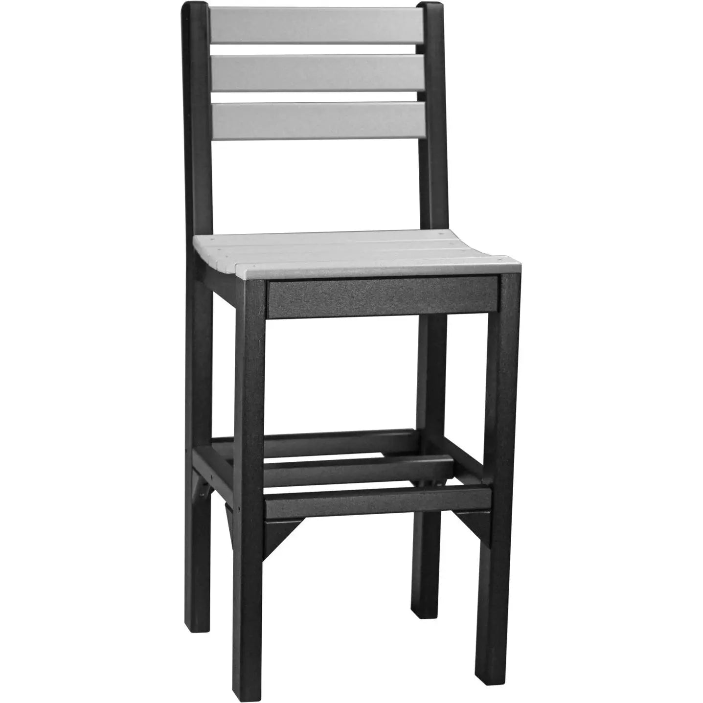 LuxCraft Outdoor Bar Height Island Poly Side Chair