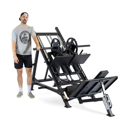 Bells Of Steel 2-in-1 Iso Leg Press & Hack Squat Machine / The Juggernaut - ISO-LPHSQ-MA-SET