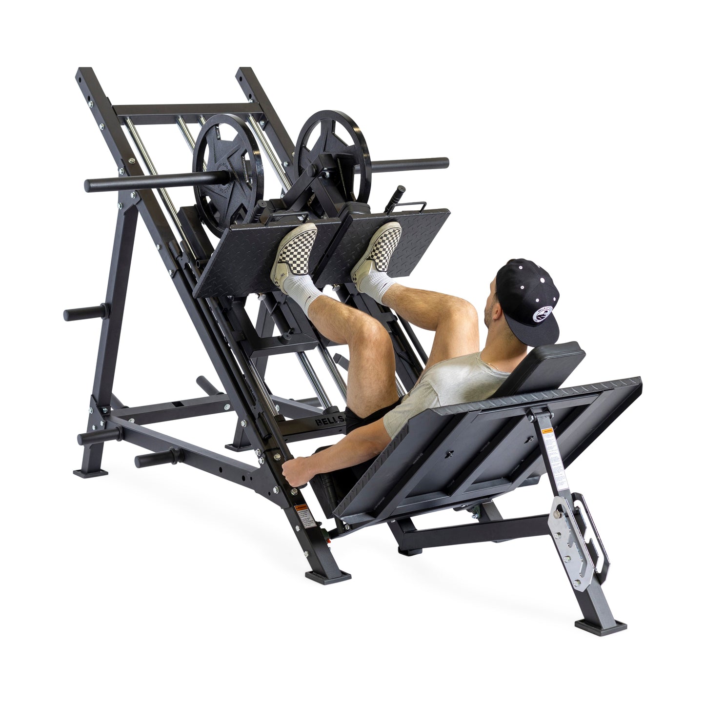 Bells Of Steel 2-in-1 Iso Leg Press & Hack Squat Machine / The Juggernaut - ISO-LPHSQ-MA-SET