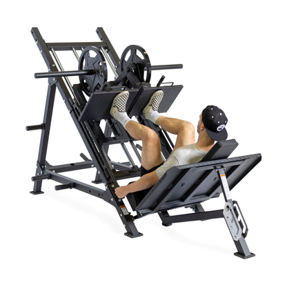 Bells Of Steel 2-in-1 Iso Leg Press & Hack Squat Machine / The Juggernaut - ISO-LPHSQ-MA-SET