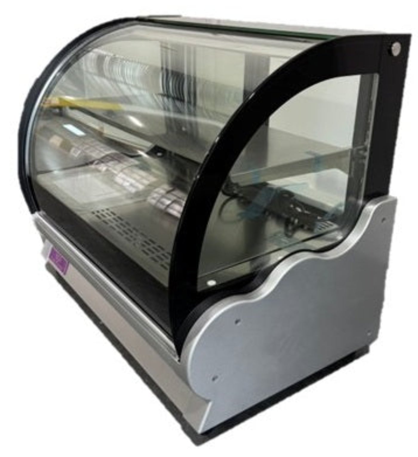 Chef AAA W Curved Glass Countertop Heated Display Case - WTCH-120