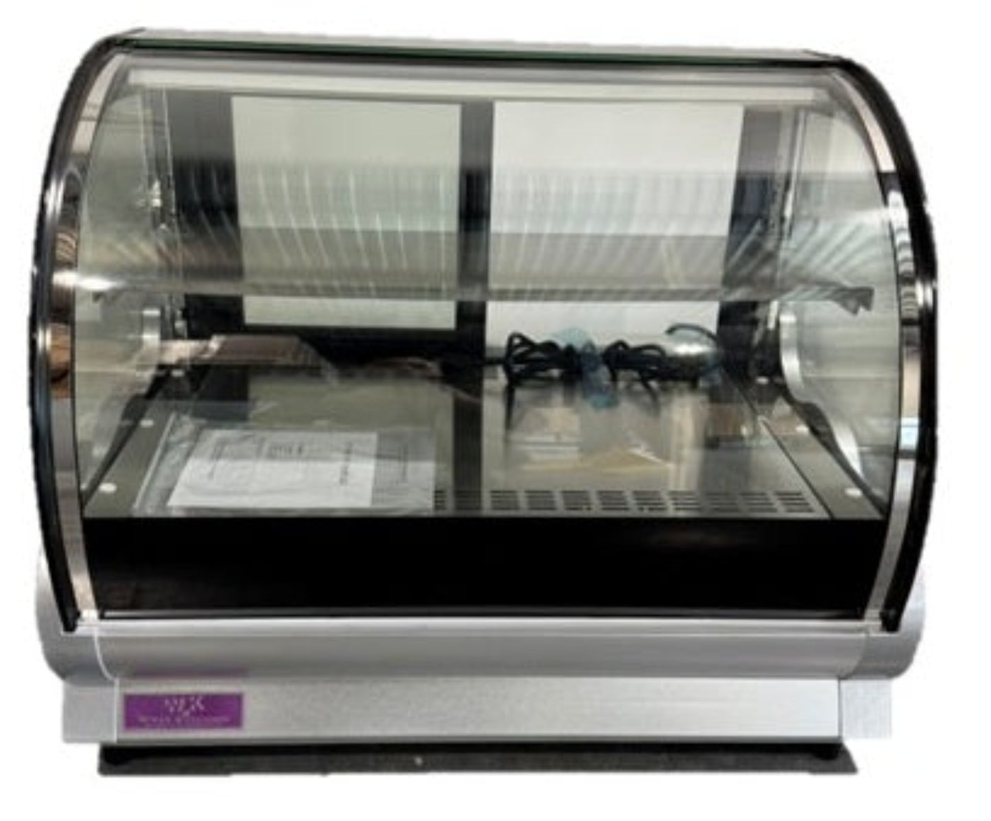 Chef AAA W Curved Glass Countertop Heated Display Case - WTCH-120