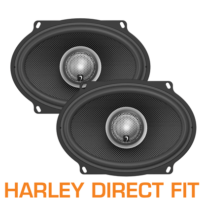 Diamond Audio 5"x7" 2-Way Harley-Davidson Direct Replacement Speakers (2Ω)- HXM57F2BK
