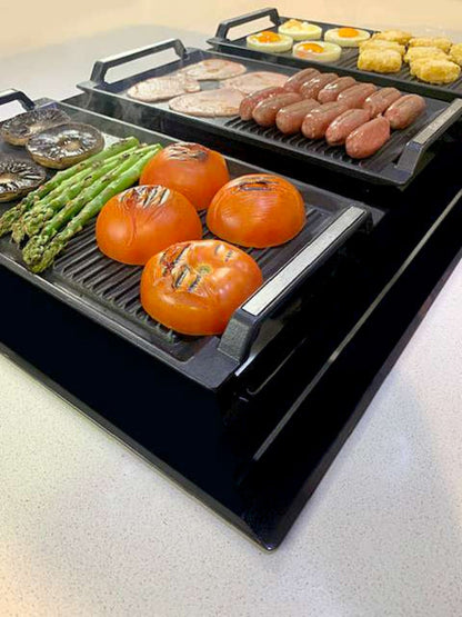 Kleenmaid 90cm Wide Built in Electric Induction BBQ - iNDUQ9032