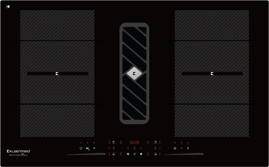 Kleenmaid 90cm wide Induction Cooktop with Integrated Air Extraction System - ICTFX9042