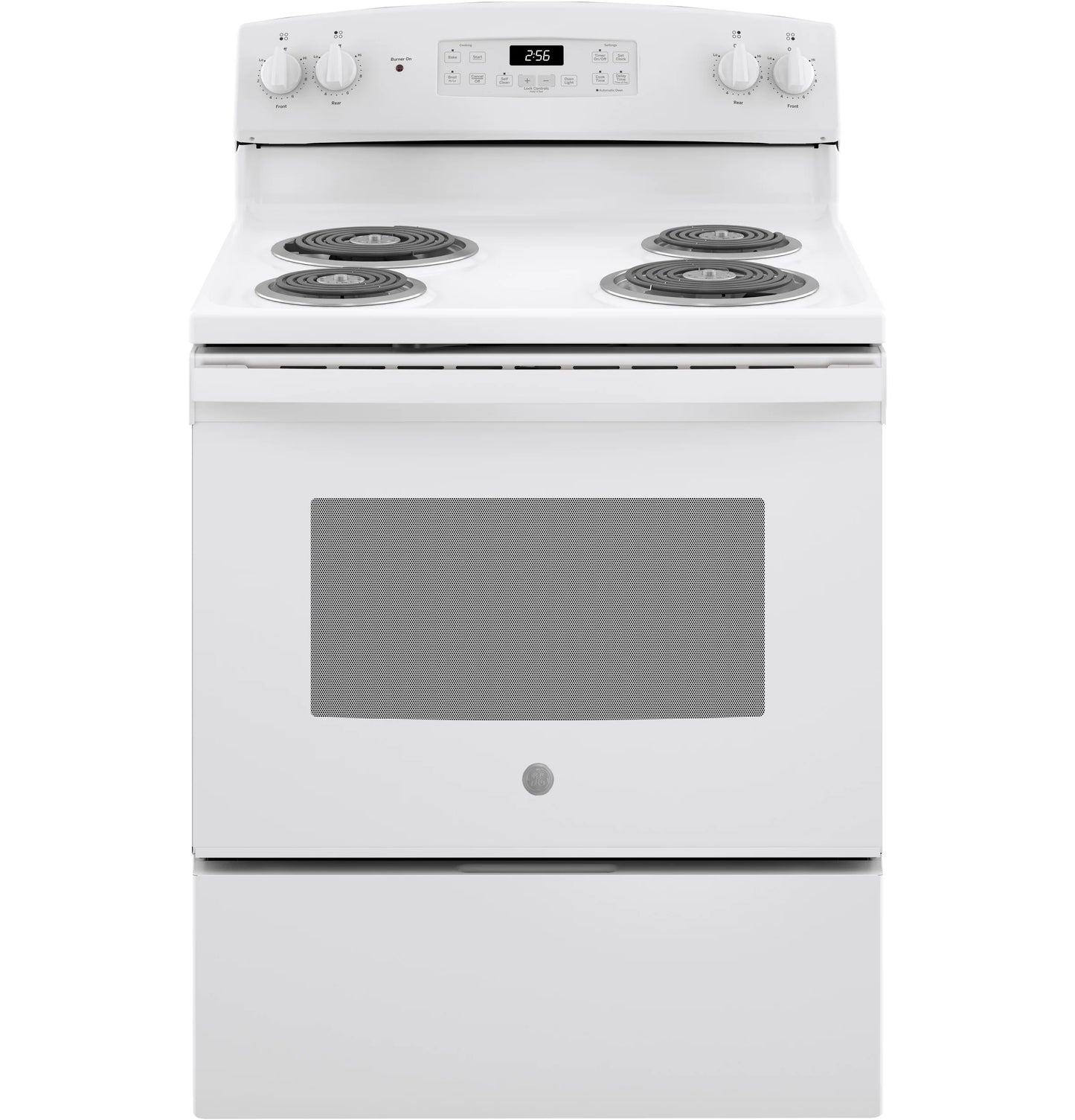 GE Appliances 30" Free-Standing Self-Clean Electric Range White - JB256DMWW