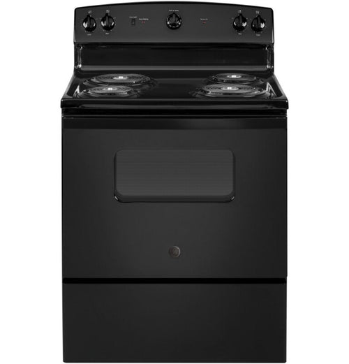 GE Appliances 30" Free-Standing Electric Range Black - JBS160DMBB