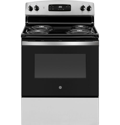 GE Appliances 30" Free-Standing Electric Range Stainless Steel - JBS360RTSS