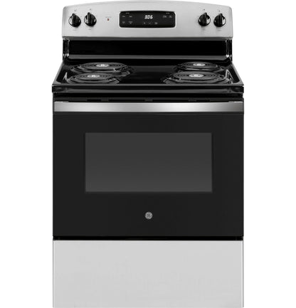GE Appliances 30" Free-Standing Electric Range Stainless Steel - JBS360RTSS