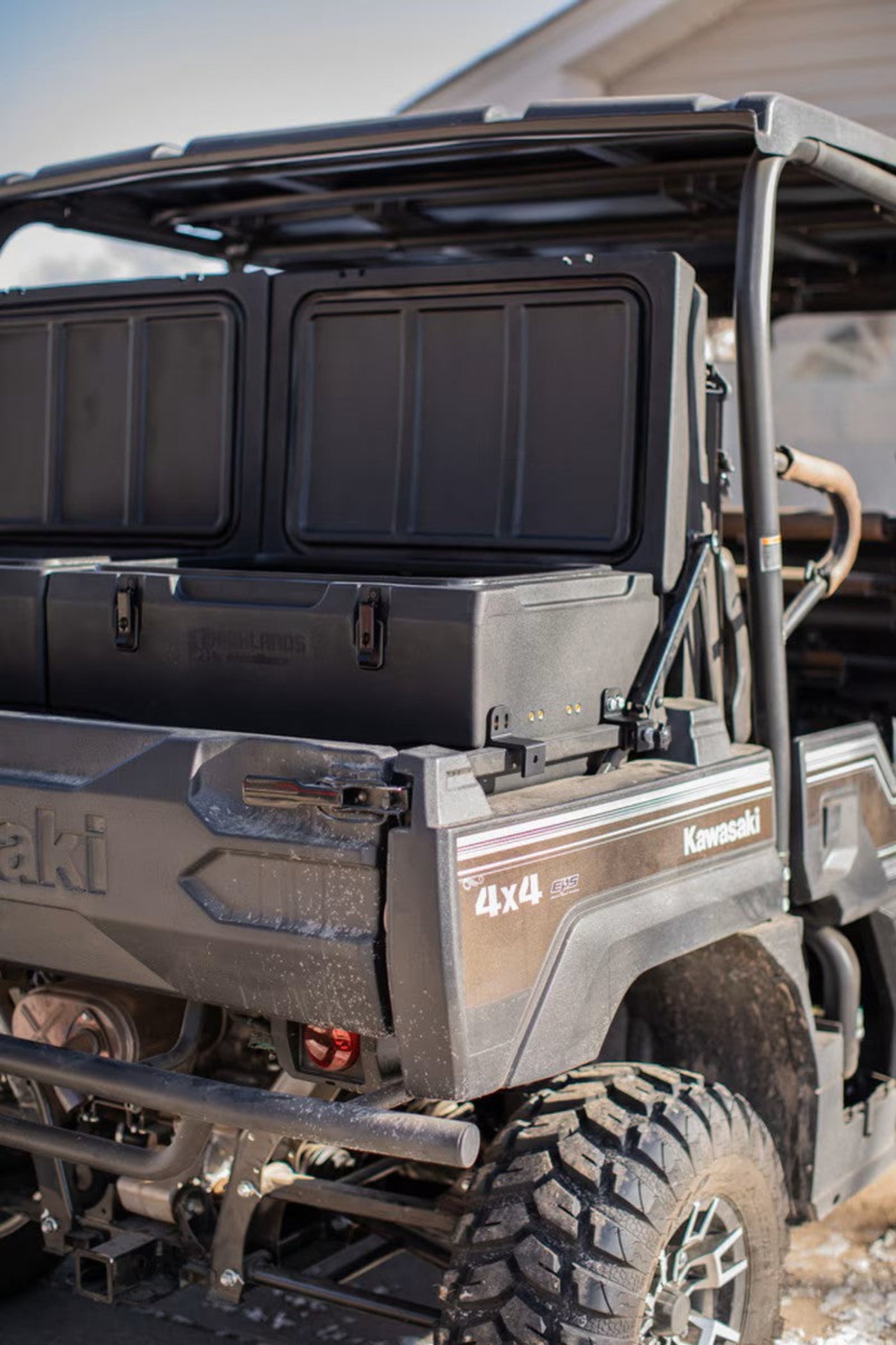 MotoAlliance Highlands Insulated UTV Rear Cargo Box for 2015-2025 Kawasaki Mule Models New - JC11131-MULE-INSULATED