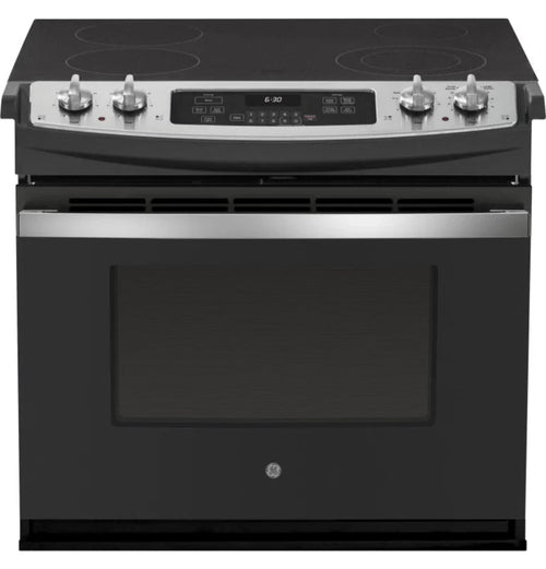 GE Appliances " Drop-In Electric Range Stainless Steel/Gray - JD630STSS